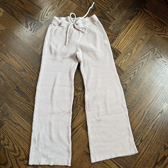 Monrow waffle Wide-Leg Pants - Picture 1 of 5